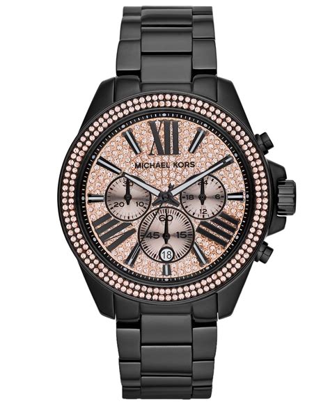 michael kors womens watch|michael kors black watches women.